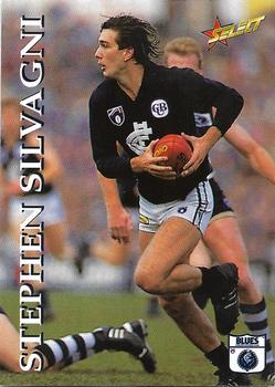 1995 Select AFL #28 Stephen Silvagni Front